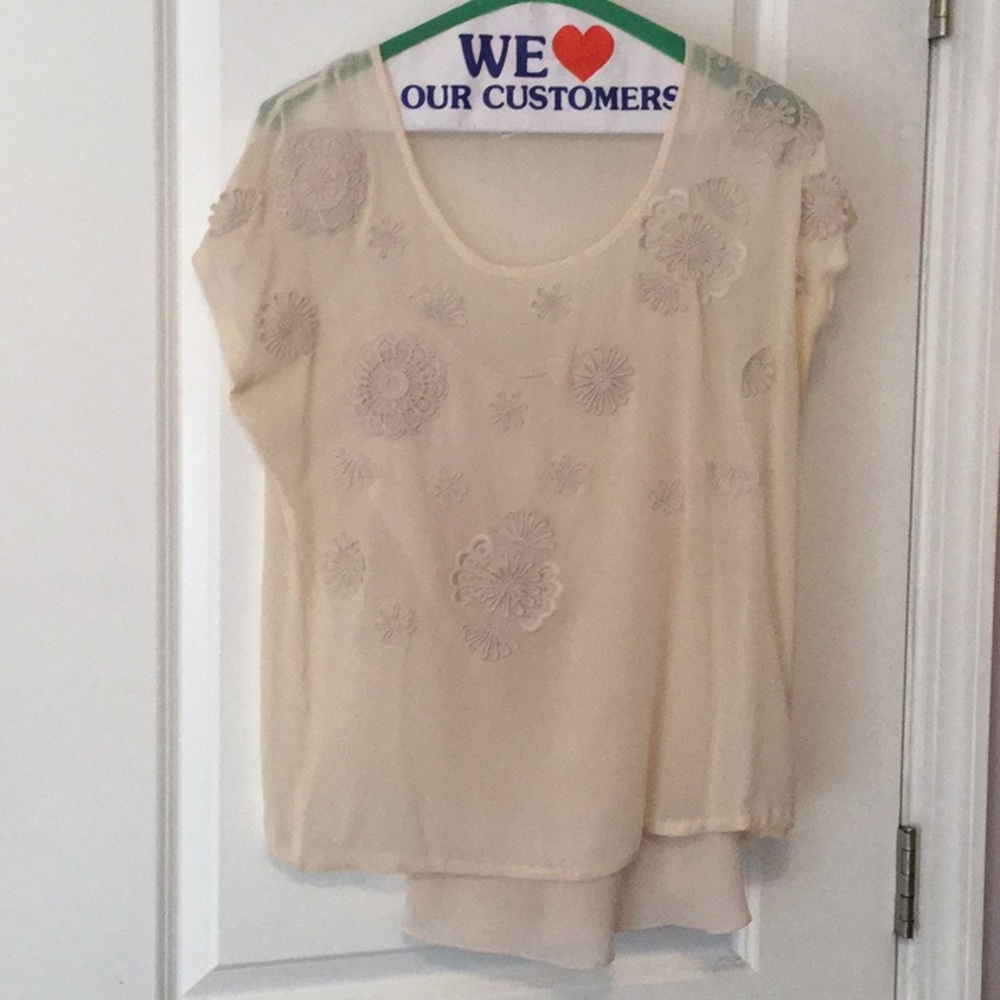 Club Monaco doubled blouse